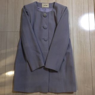 レッセパッセ(LAISSE PASSE)のレッセパッセ ファー ビジュー コクーンコート 美品(ロングコート)