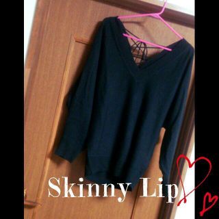 スキニーリップ(Skinny Lip)のスキニー♡レースアップ(ニット/セーター)