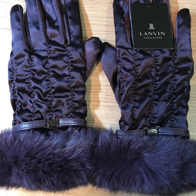 LANVIN(ランバン)のコメント不要！様専用ランバン 手袋 新品 未使用 レディースのファッション小物(手袋)の商品写真