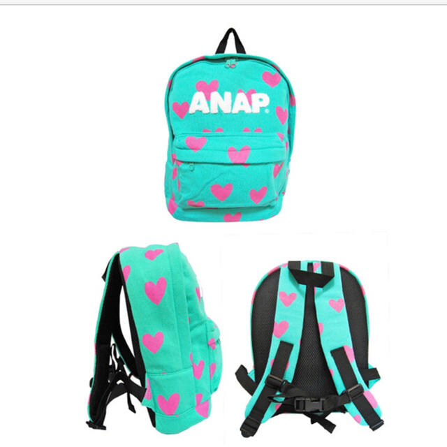 ANAP Kids(アナップキッズ)のANAP Kids スウェットリュック  ミント キッズ/ベビー/マタニティのこども用バッグ(リュックサック)の商品写真