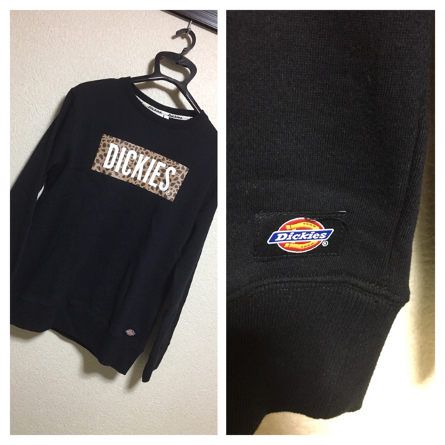 Dickies(ディッキーズ)の☆新品タグ付き☆Dickies ディッキーズ  トレーナー☆スウェット☆黒☆ レディースのトップス(トレーナー/スウェット)の商品写真