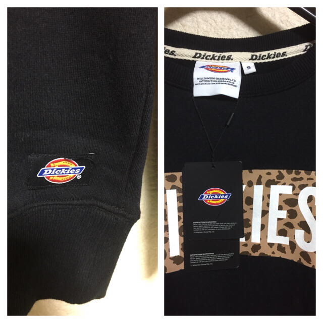 Dickies(ディッキーズ)の☆新品タグ付き☆Dickies ディッキーズ  トレーナー☆スウェット☆黒☆ レディースのトップス(トレーナー/スウェット)の商品写真