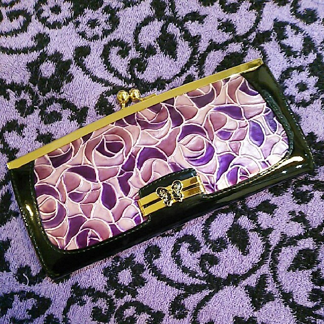 ANNA SUI(アナスイ)の☆ひなの姫様商談中☆美品 ANNA SUI ドルチェ がま口 長財布 レディースのファッション小物(財布)の商品写真