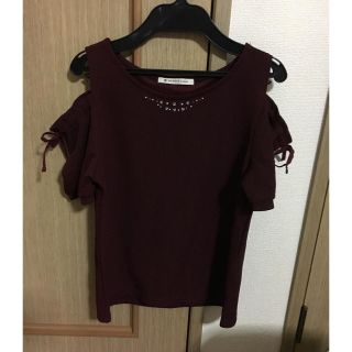 マジェスティックレゴン(MAJESTIC LEGON)のオフショルトップス(Tシャツ(半袖/袖なし))