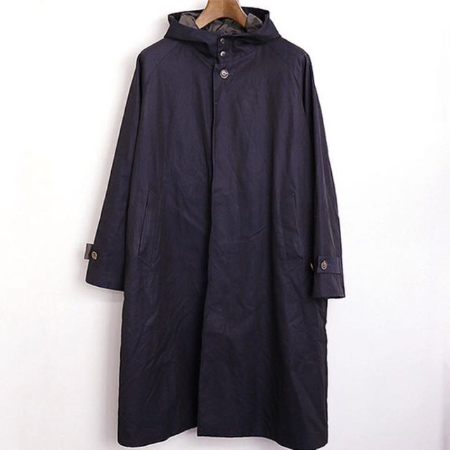 COMOLI - green様 エフィレボル Hooded Cotton Long Coat