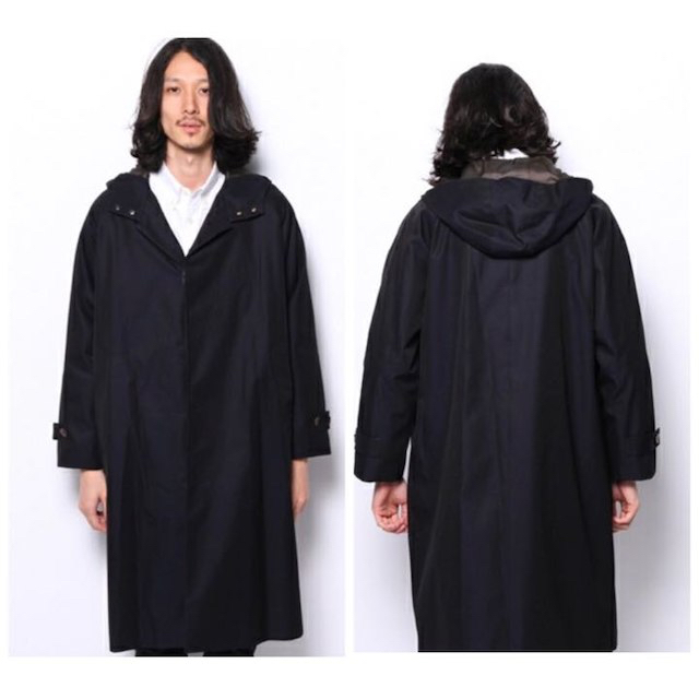 COMOLI(コモリ)のgreen様 エフィレボル Hooded Cotton Long Coat メンズのジャケット/アウター(トレンチコート)の商品写真