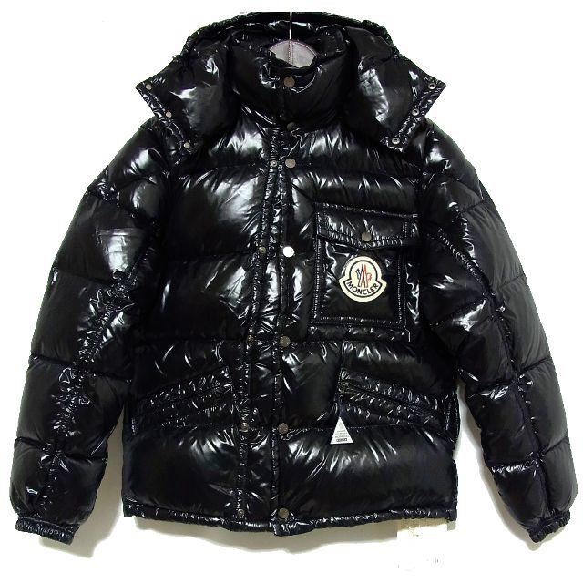 MONCLER - 新品同様 モンクレール K2 フード ダウン ジャケット 2 黒 ブラック