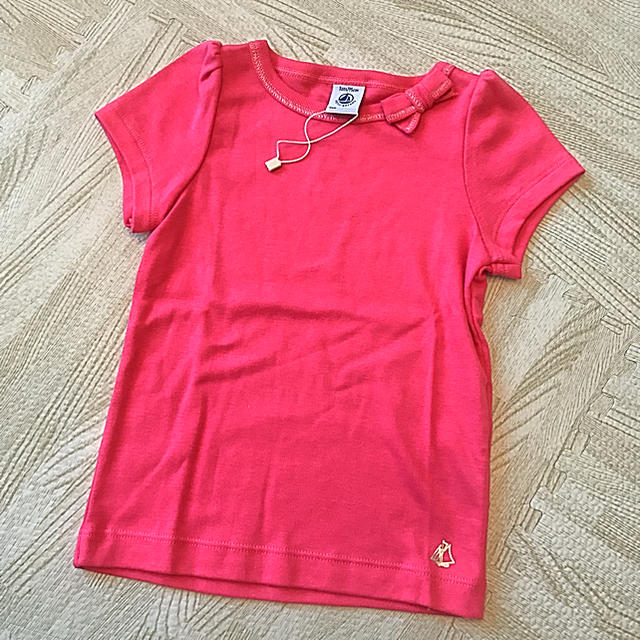 PETIT BATEAU(プチバトー)のsa♪様ご専用 プチバトー 17SS フレンチスリーブカットソー 3ans  キッズ/ベビー/マタニティのキッズ服女の子用(90cm~)(Tシャツ/カットソー)の商品写真