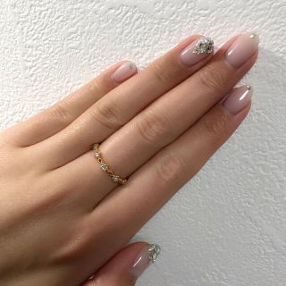 エテ(ete)の保証書付🌟K18 YG オパールリング 💍 ete(リング(指輪))