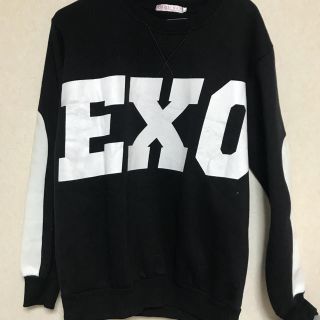 エクソ(EXO)のセフン パーカー黒(アイドルグッズ)