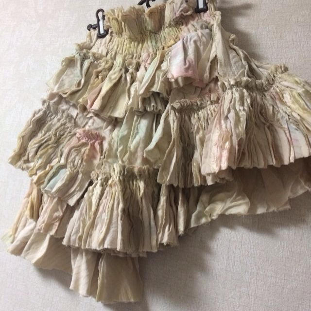 COMME des GARCONS(コムデギャルソン)のノゾミイシグロ ◯ ムラ染めスカート レディースのスカート(ミニスカート)の商品写真