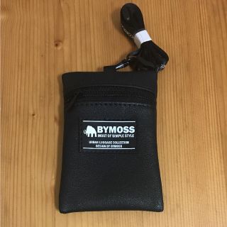 正規品 BYMOSS バイモス ポーチ&ステッカー(名刺入れ/定期入れ)