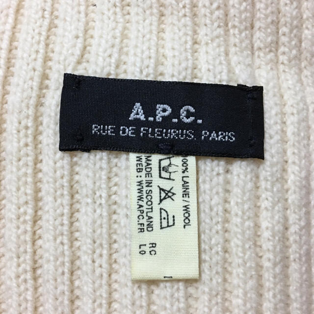 A.P.C(アーペーセー)のA.P.C アーペーセーのマフラー★APC ストール ニット セーター ショール レディースのファッション小物(マフラー/ショール)の商品写真