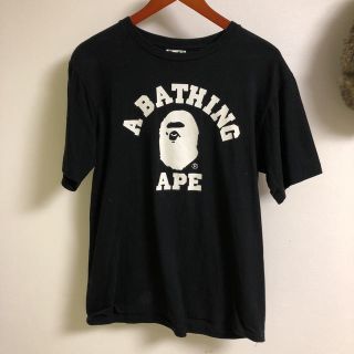 アベイシングエイプ(A BATHING APE)のa bathing ape 黒 シャツ(Tシャツ/カットソー(半袖/袖なし))