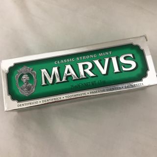 マービス(MARVIS)のMARVIS 25ml classic strong mint(歯磨き粉)