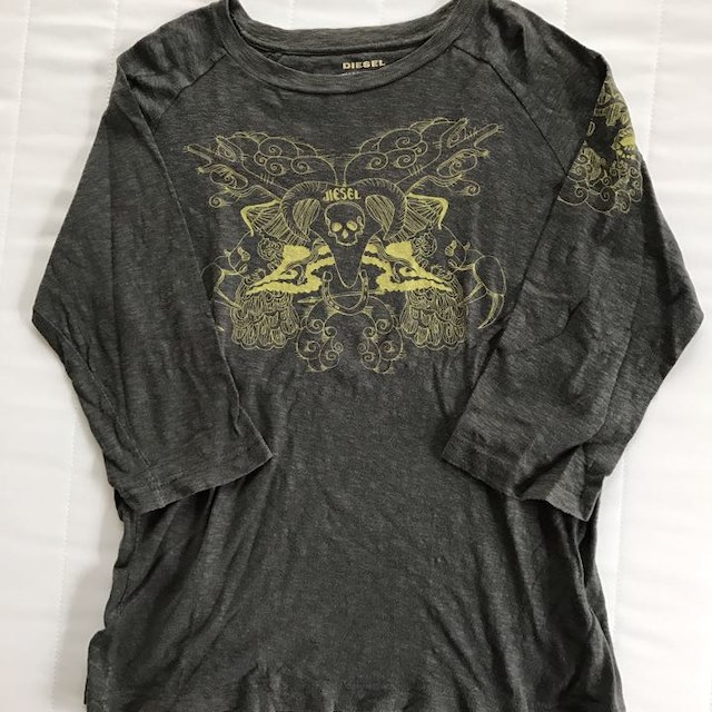 HOLLYWOOD RANCH MARKET(ハリウッドランチマーケット)のディーゼル(DIESEL)の七分袖Tシャツ‼️ メンズのトップス(その他)の商品写真