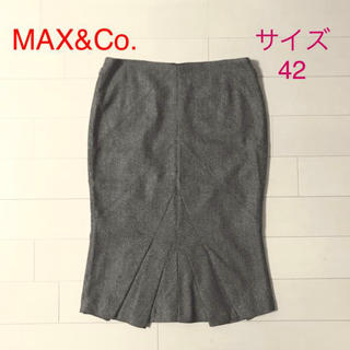 マックスアンドコー(Max & Co.)のマックスアンドコー  ツイード マーメード タイトスカート(ひざ丈スカート)