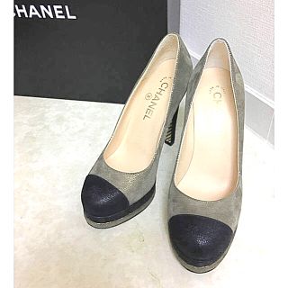 シャネル(CHANEL)の♥︎シャネル パンプス ココマーク 361/2C ☆超美品(ハイヒール/パンプス)