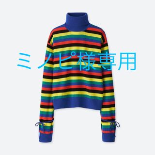 ユニクロ(UNIQLO)の【ミノピ様専用】ユニクロ×JWアンダーソン オーバーサイズタートルセーター L(ニット/セーター)