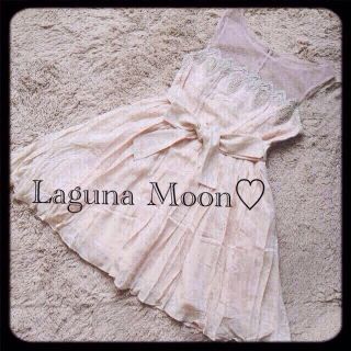 ラグナムーン(LagunaMoon)のLaguna Moon♡レースワンピ新品(ミニワンピース)