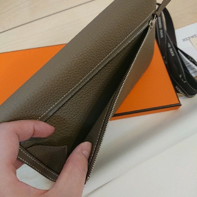 Hermes(エルメス)の【美品】エルメス ドゴン ロング トゴ エトゥープ シルバー金具 レディースのファッション小物(財布)の商品写真