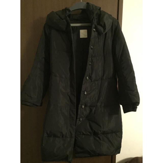 黒ダウンコート レディースのジャケット/アウター(ダウンコート)の商品写真