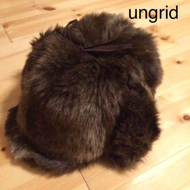 Ungrid(アングリッド)のungrid・ファー帽子 レディースの帽子(キャスケット)の商品写真