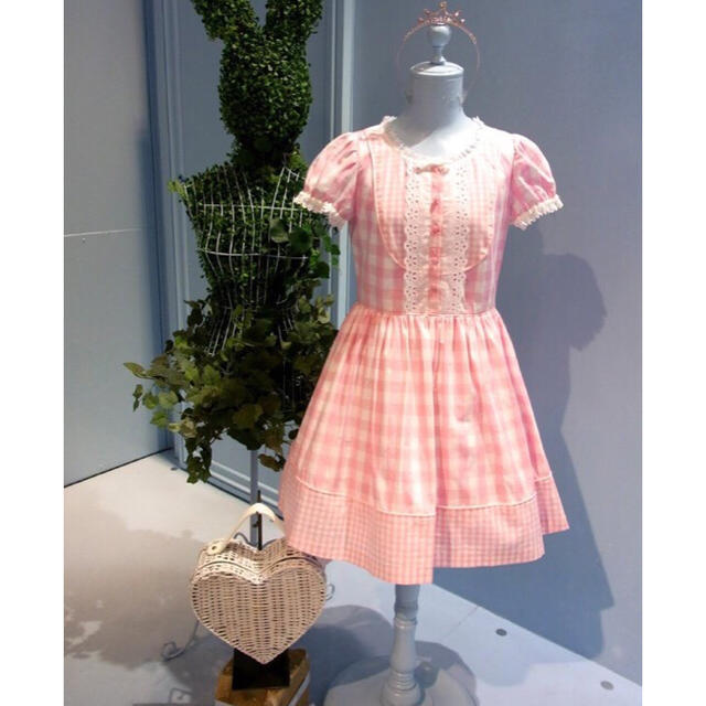 MILK(ミルク)の♡週末限定値下げ♡ MILK シュシュdress ピンク お買得 レディースのワンピース(ひざ丈ワンピース)の商品写真