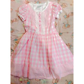 ミルク(MILK)の♡週末限定値下げ♡ MILK シュシュdress ピンク お買得(ひざ丈ワンピース)