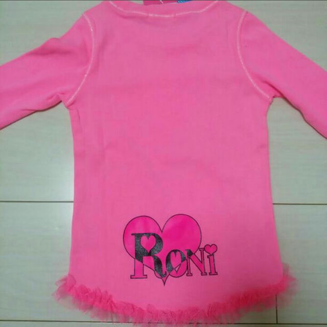 RONI(ロニィ)の新品♡RONI♡Sｻｲｽﾞ♡107～117cm♡レース付きロゴロンT♡ キッズ/ベビー/マタニティのキッズ服女の子用(90cm~)(その他)の商品写真