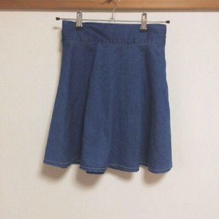 ダブルクローゼット(w closet)のダブクロ デニムスカート(ひざ丈スカート)