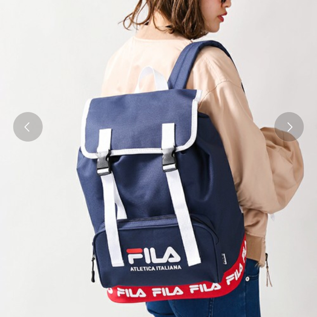 FILA(フィラ)のFILA別注フラップリュック レディースのバッグ(リュック/バックパック)の商品写真