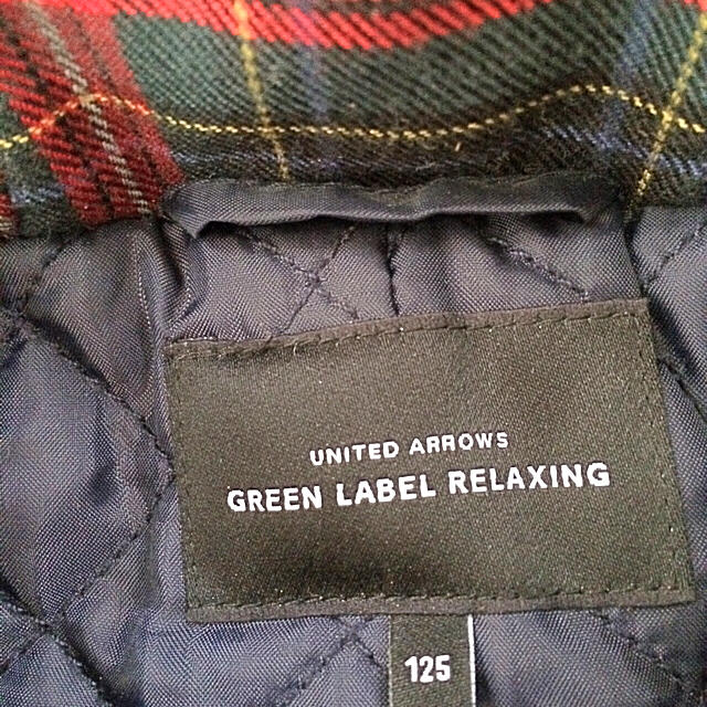 UNITED ARROWS green label relaxing(ユナイテッドアローズグリーンレーベルリラクシング)のユナイテッドアローズグリーンレーベルダッフル125 キッズ/ベビー/マタニティのキッズ服男の子用(90cm~)(コート)の商品写真