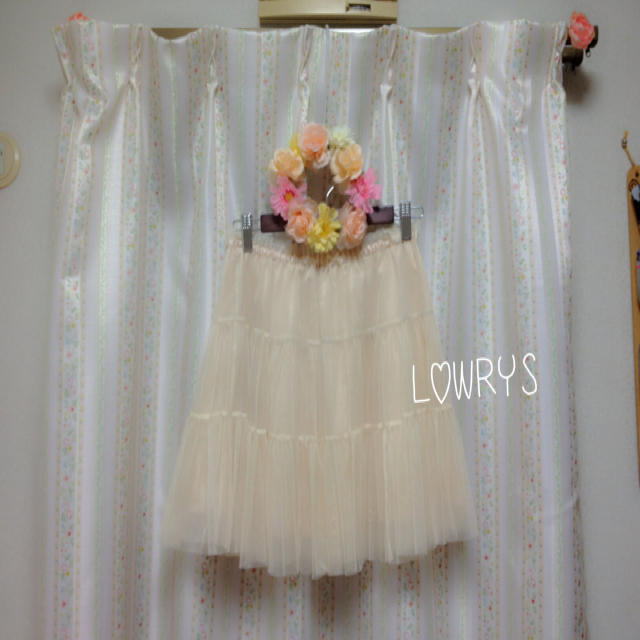 LOWRYS FARM(ローリーズファーム)のLOWRYS チュールスカート ♡ レディースのスカート(ひざ丈スカート)の商品写真