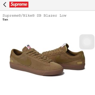 シュプリーム(Supreme)のsupreme blazer low(スニーカー)