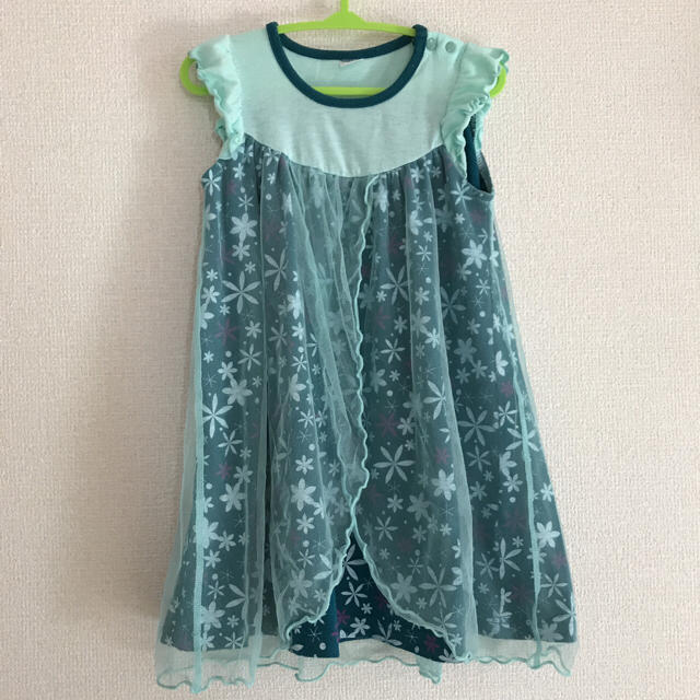 Disney(ディズニー)のDisneyアナと雪の女王ドレス90cm キッズ/ベビー/マタニティのキッズ服女の子用(90cm~)(ドレス/フォーマル)の商品写真