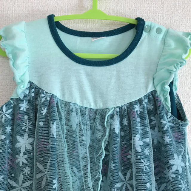 Disney(ディズニー)のDisneyアナと雪の女王ドレス90cm キッズ/ベビー/マタニティのキッズ服女の子用(90cm~)(ドレス/フォーマル)の商品写真