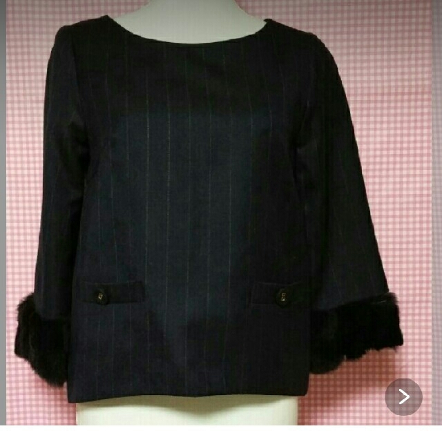 優子さま専用2点おまとめ ダイアグラム ファー トップス - www