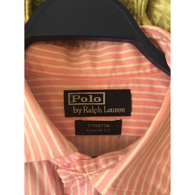 POLO RALPH LAUREN(ポロラルフローレン)のラルフローレン ピンクストライプシャツ レディースのトップス(シャツ/ブラウス(長袖/七分))の商品写真