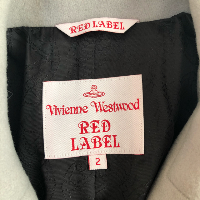 Vivienne Westwood(ヴィヴィアンウエストウッド)のきなこ様専用 vivian westwood  ラブ襟コート レディースのジャケット/アウター(ロングコート)の商品写真