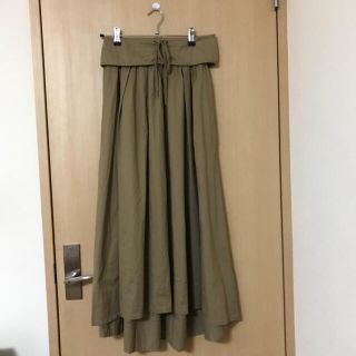 ダブルクローゼット(w closet)のコルセット付きチノスカート(ロングスカート)