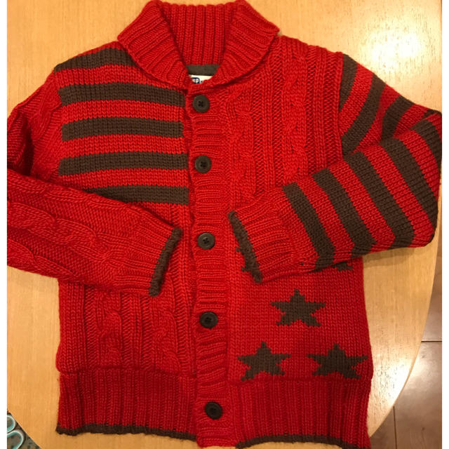 KP(ニットプランナー)のKP BOY ニットジャケット120 キッズ/ベビー/マタニティのキッズ服男の子用(90cm~)(ジャケット/上着)の商品写真