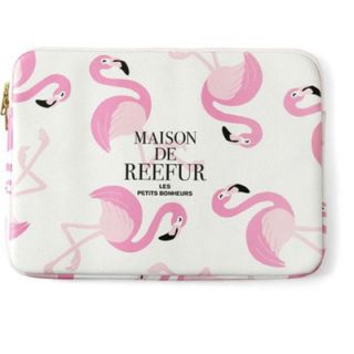 メゾンドリーファー(Maison de Reefur)のMAISONDEREEFUR フラミンゴ 13インチ PC タブレットケース(その他)