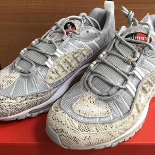 ナイキ(NIKE)のSupreme NIKE AIR MAX 98 Snakeskin スネーク(スニーカー)