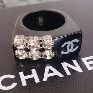 シャネル(CHANEL)のCHANEL＊プラスチックリング(リング(指輪))