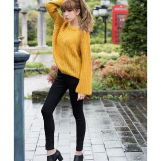 グレイル(GRL)の美品 藤井リサ着用ストレッチスキニーパンツ #ZARA #SLY #theory(スキニーパンツ)