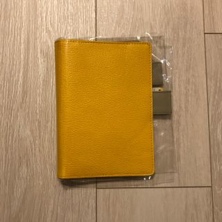 ムジルシリョウヒン(MUJI (無印良品))の新品 ほぼ日手帳2017 オリジナル Sunflower 牛革カバー 送料込(カレンダー/スケジュール)