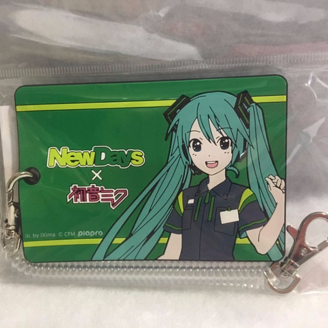 ☆関東限定品☆初音ミク×ニューデイズ/NewDays ラバーパスケース 新品 エンタメ/ホビーのアニメグッズ(その他)の商品写真