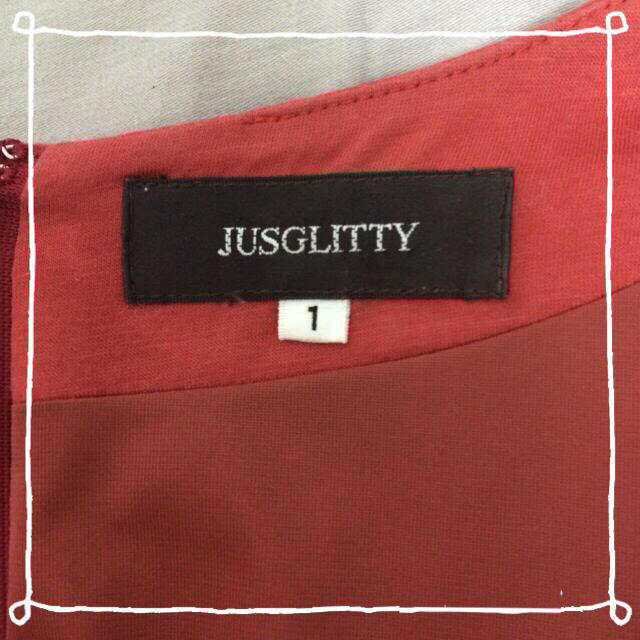 JUSGLITTY(ジャスグリッティー)のJUSGLITTYワンピース♥︎ レディースのワンピース(ひざ丈ワンピース)の商品写真