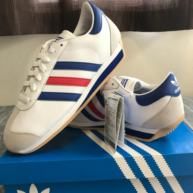 adidas - 【完売】新品 adidas アディダス カントリー トリコロール レザー26cmの通販 by miffy's shop